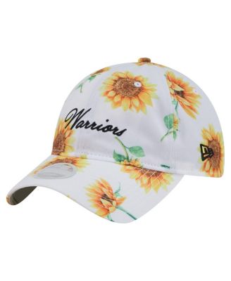 New Era - Women's&nbsp;White Golden State Warriors Adventure Flower 9TWENTY Adjustable Hat