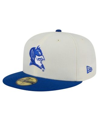 New Era - Men's Cream Duke Blue Devils Chrome 59FIFTY Fitted Hat