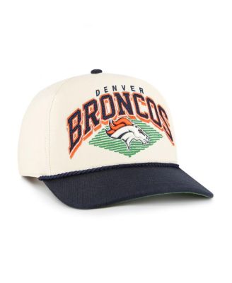 Men's Cream Denver Broncos Pomona Rope Hitch Adjustable Hat