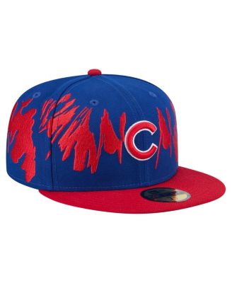Men's Royal/Red Chicago Cubs Retro Pattern 59FIFTY Fitted Hat
