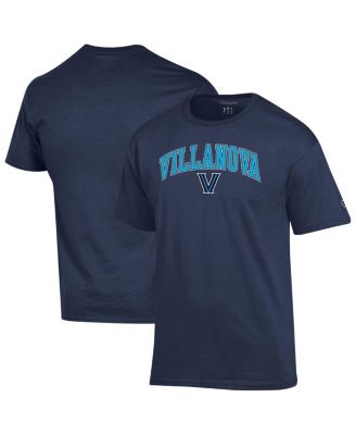 Champion - Men's Navy Villanova Wildcats Arch Over Logo T-Shirt