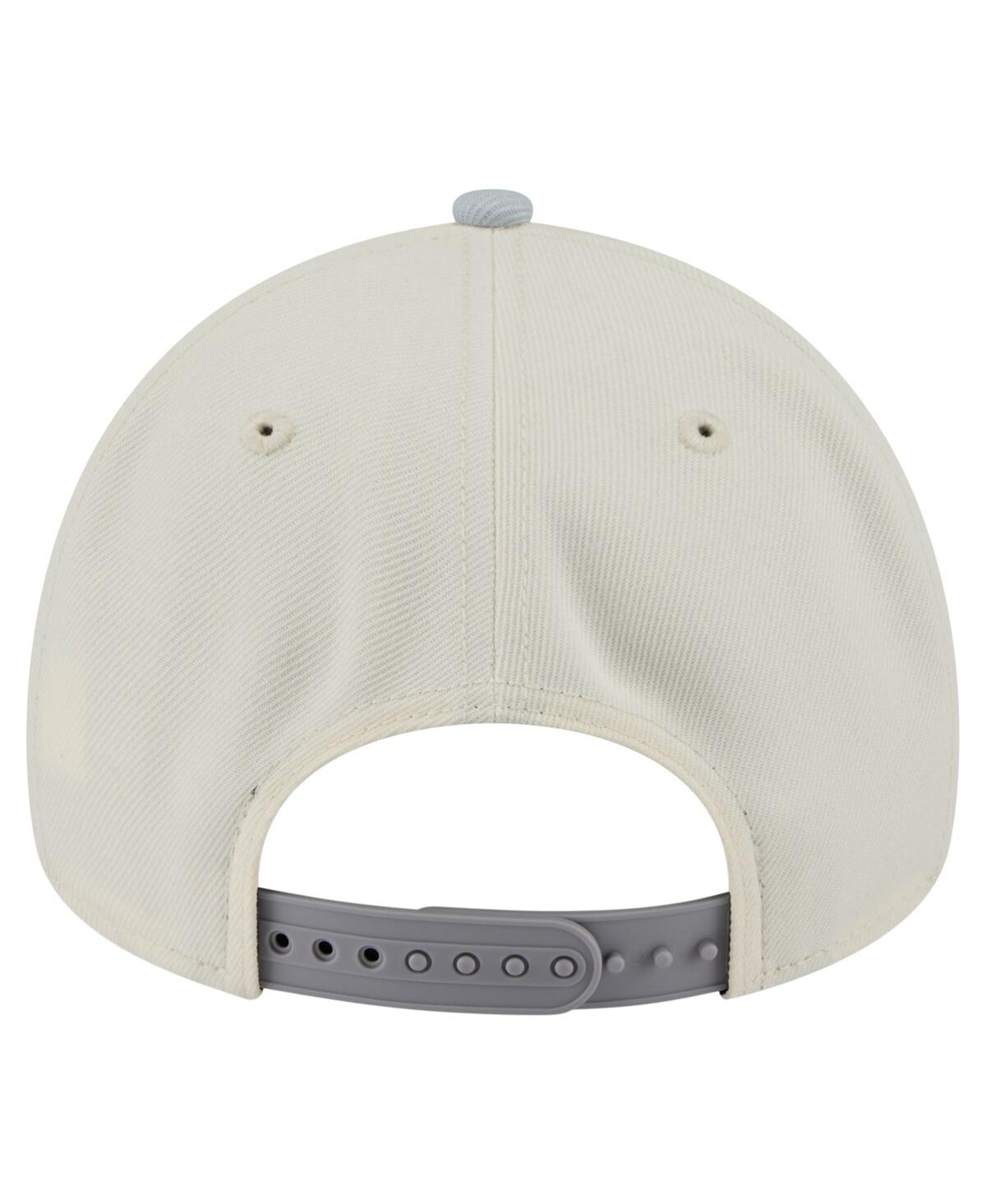 NEW ERA MEN'S CREAM LOS ANGELES DODGERS 2024 WORLD SERIES CHAMPIONS PARADE TAKEDOWN A-FRAME 9FORTY ADJUSTABL 