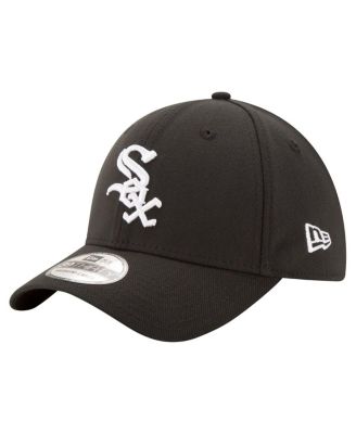 Men's Black Chicago White Sox 125th Anniversary 39THIRTY Flex Hat