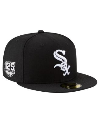 New Era - Men's Black Chicago White Sox 125th Anniversary 59FIFTY Fitted Hat