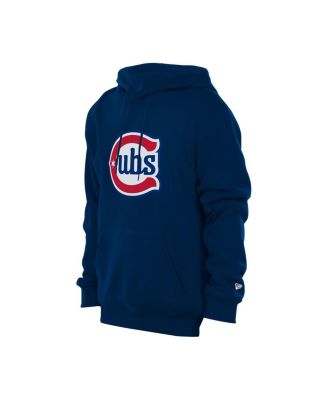 Men's Navy Chicago Cubs Star Alternative Logo Pullover Hoodie