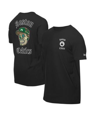 New Era - Men's Black Boston Celtics Sugar Skulls T-Shirt