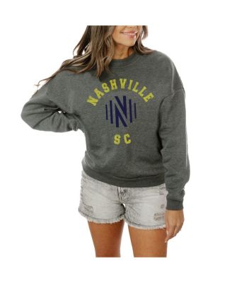 Gameday Couture - Women's Charcoal Nashville SC Fleece Pullover Sweatshirt