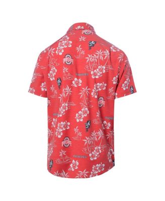 Men's Scarlet Ohio State Buckeyes Classic Button-Up Shirt