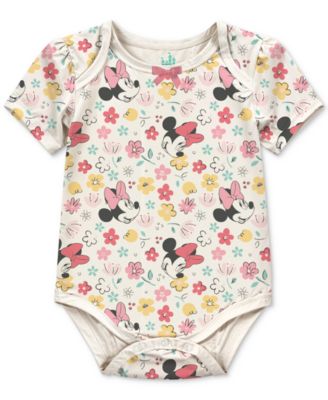 Baby Girls 3-Pc. Minnie Mouse Bodysuits & Joggers Set