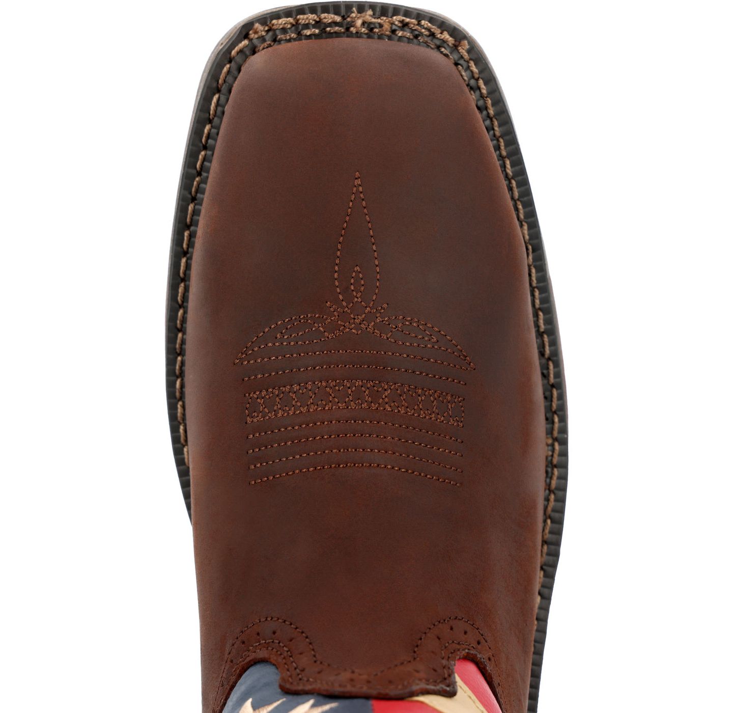Мужские ботинки Durango Workin' Rebel Patriotic Steel Toe Work Boot, цвет: Коричневый — фото 6