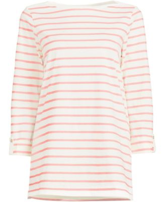 Women's Supima Cotton Adjustable 3/4 Sleeve Boatneck Tunic