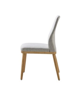  Set of 2  Wood & Upholstered  Ergonomic Design, Easy to Assemble  Dining Chairs