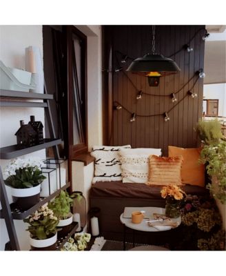 Electric Hanging Patio Heater With Led Light