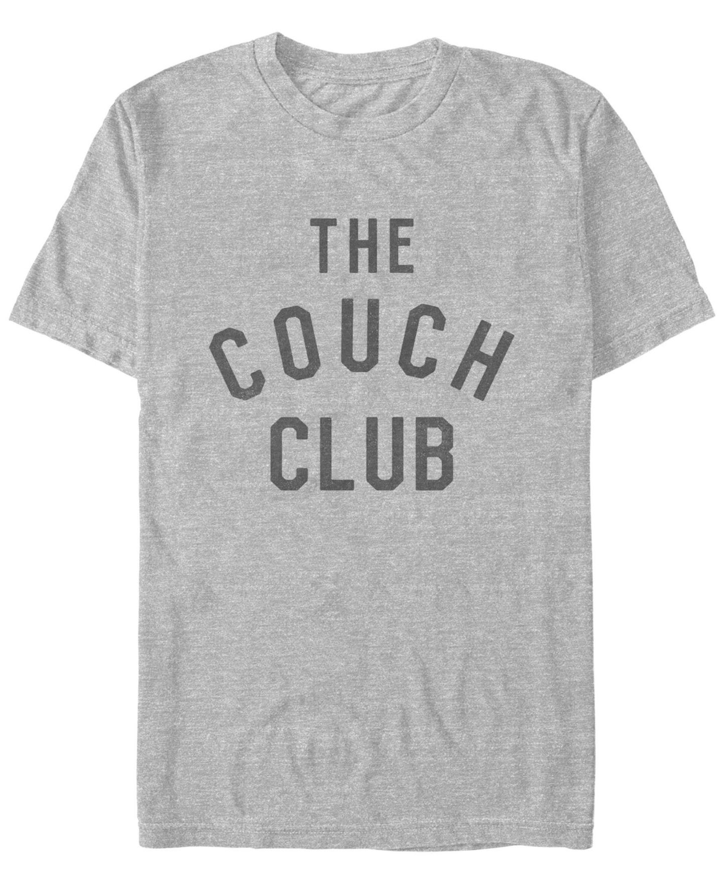Мужская футболка Fifth Sun Couch Club Short Sleeve, цвет: Меланжевый — фото 1
