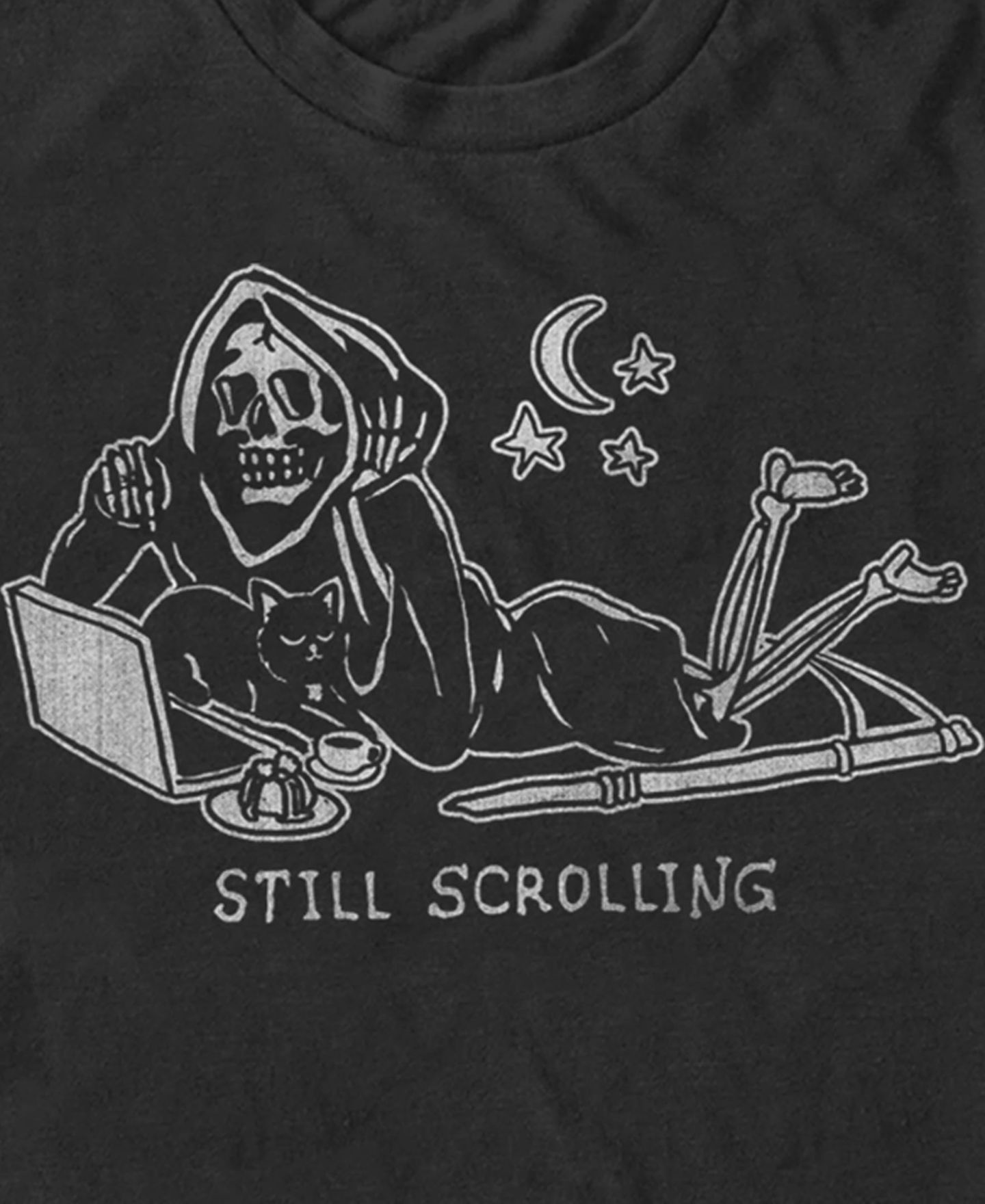 Мужская футболка Fifth Sun Still Scrolling Short Sleeve, цвет: Чёрный — фото 3
