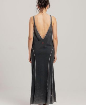 Women's Free Heaven Acid Wash Long Dress