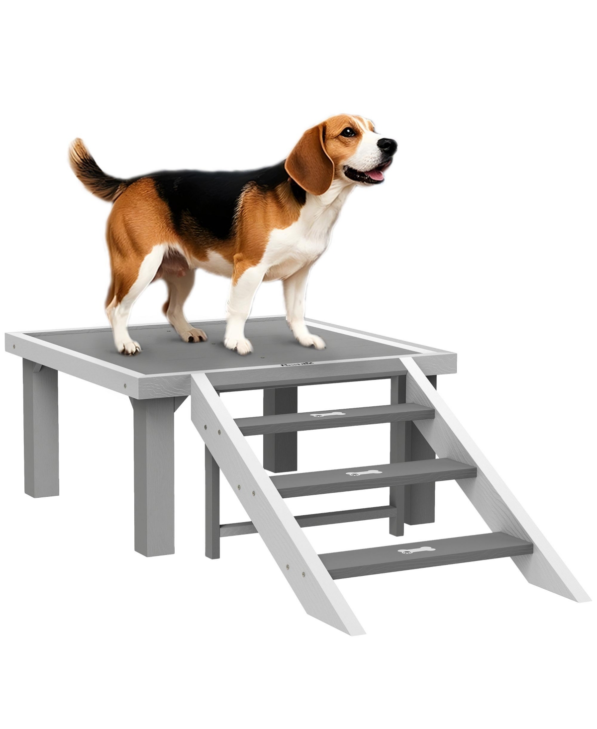 Wooden Dog Training Platform, Pet Training Place Board, - Gray