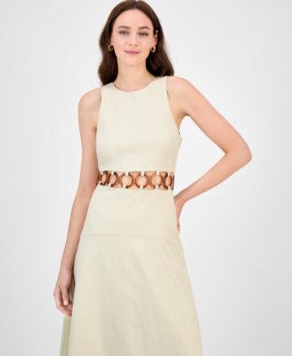 Women's Daphne Ring-Trim Cutout Dress