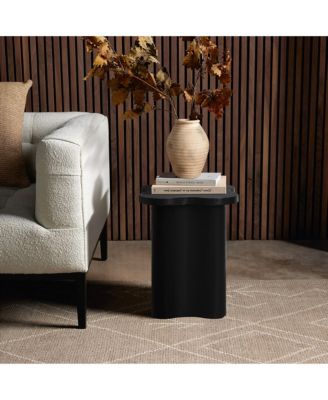 1 PC MDF Wood Modern Cloverleaf  Side Table