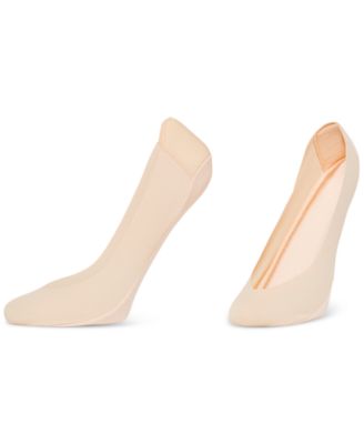 Women's 2-Pk. Heelbliss Cushioned-Back Liner Socks U24376