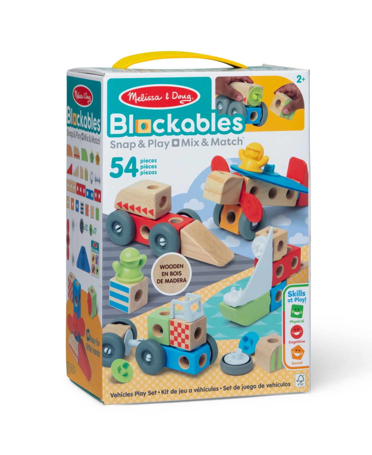 Melissa & Doug Blockables Vehicles