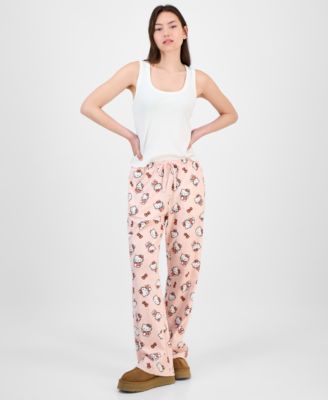 Love Tribe - Junior's Hello Kitty Allover-Print Drawstring Pants