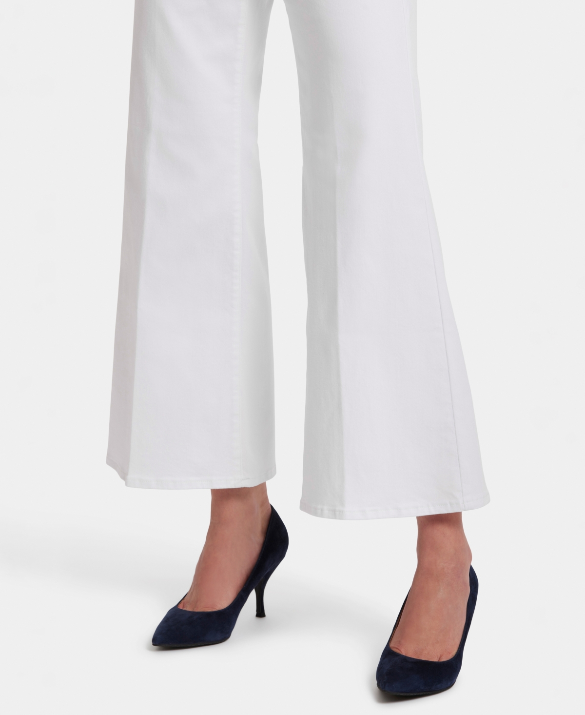 Nydj Mia Optic White Palazzo Jean In White