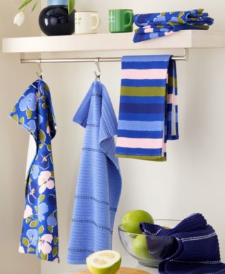 Painterly Bouquet Cotton Kitchen Towel Set, 17" x 28"