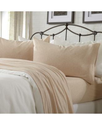 Linery & Co. Heathered Melange Cotton Jersey Knit Sheet Set