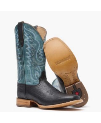 Men's Arena Pro Black and Blue Lagoon Western Boot