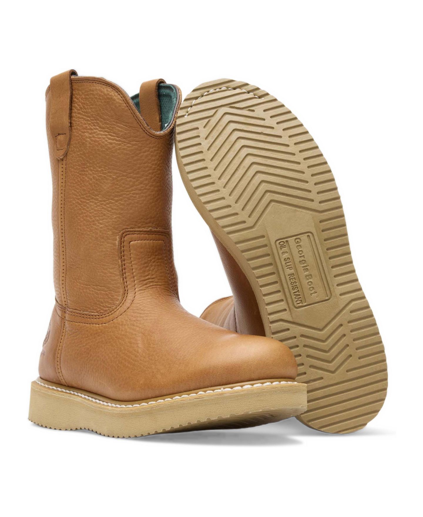 Мужские ботинки GEORGIA BOOT Wedge Work Wellington, цвет: Золотой — фото 3
