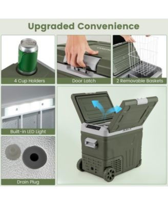 12 Volt Car Refrigerator Portable Car Fridge with Adjustable Range