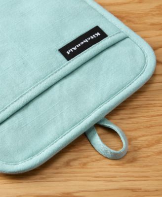 Gourmet Series Gridlines Pot Holder Set, Pack of 2