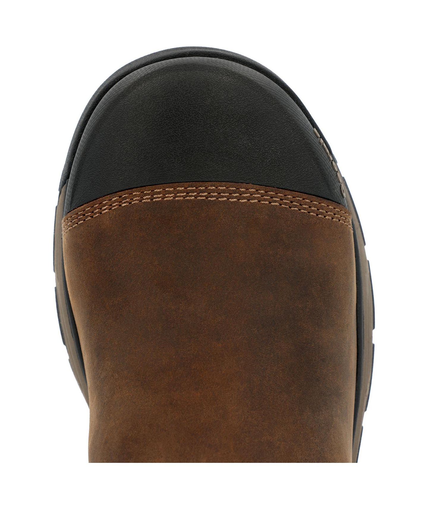 Мужские ботинки GEORGIA BOOT Durablend Edge 10" Waterproof Alloy Toe Pull On Work Boot, цвет: Коричневый — фото 6