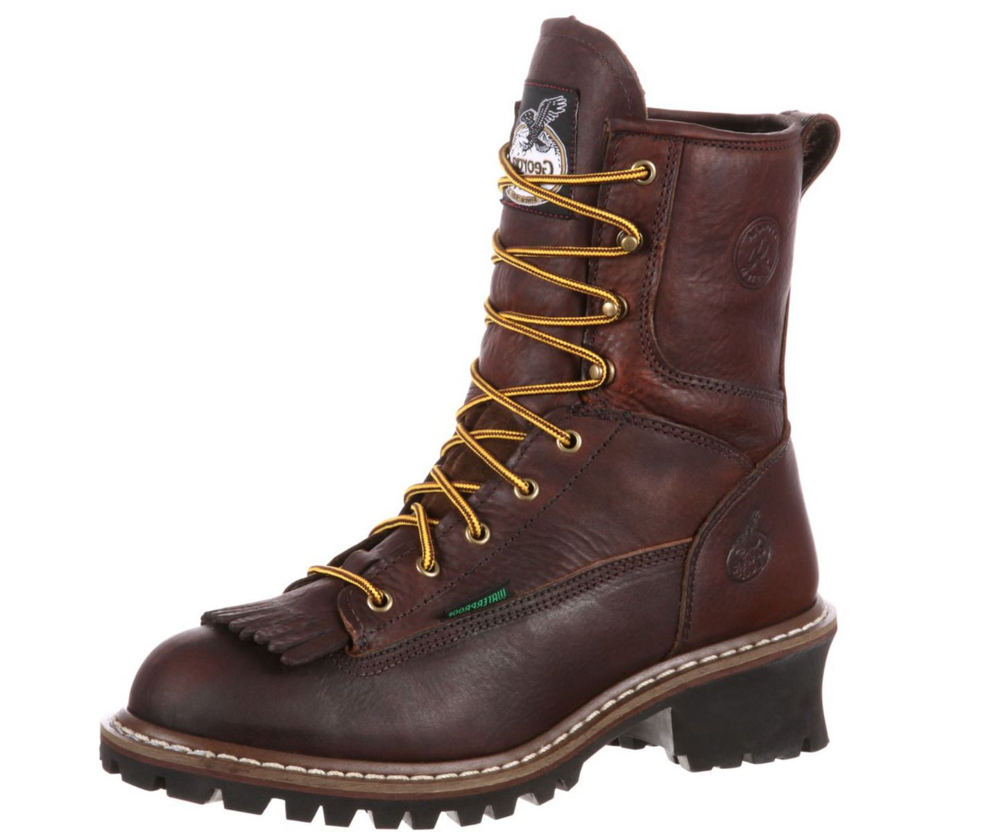 Мужские ботинки GEORGIA BOOT Steel Toe Waterproof Logger Boot, цвет: Шоколадный — фото 7