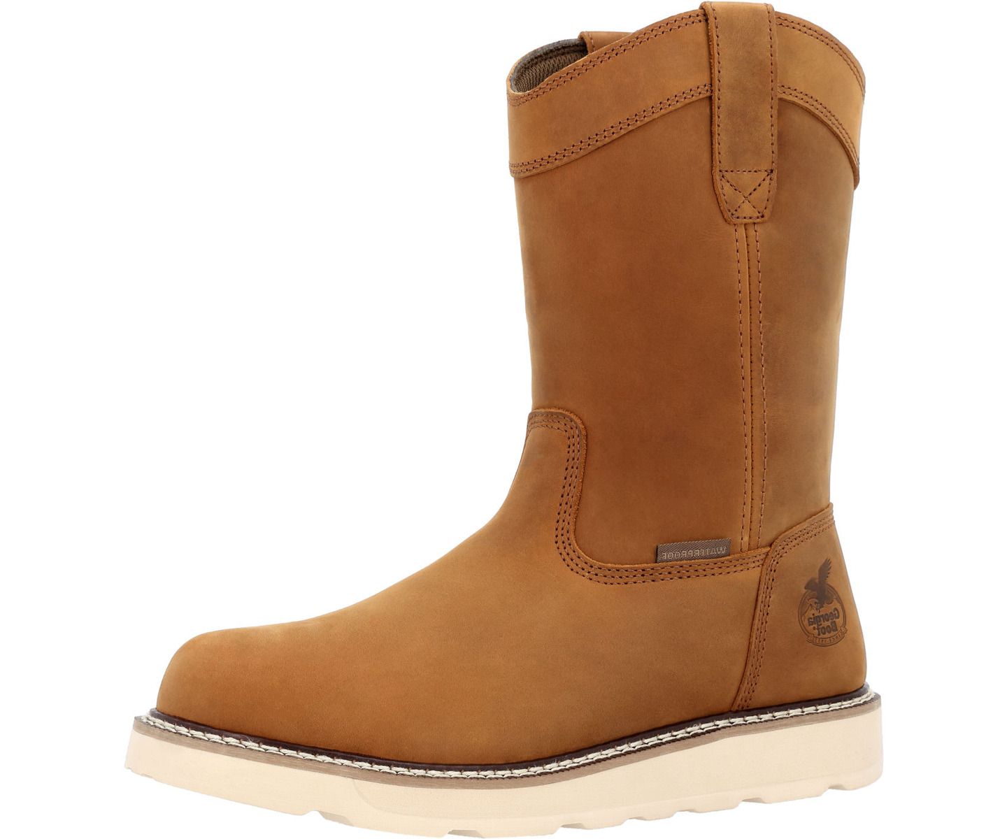 Мужские ботинки GEORGIA BOOT Core 37 10" Waterproof Pull On Wedge Boot, цвет: Коричневый — фото 7