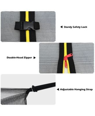 16 Feet Trampoline Replacement Safety Net with Adjustable Straps