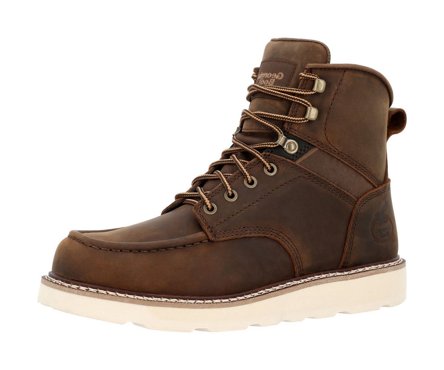 Мужские ботинки GEORGIA BOOT Core 37 6" Work Boot, цвет: Коричневый — фото 9