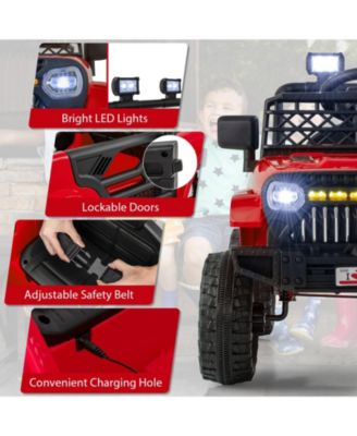 12V Kids Ride on Truck Car with Parental Remote and Music Player