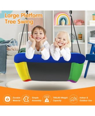 700lbs Giant 60 Inch Platform Tree Swing for Kids and Adults