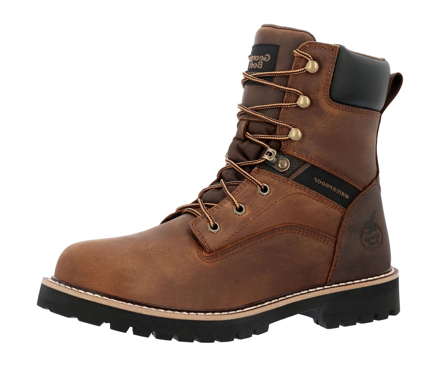 Мужские ботинки GEORGIA BOOT Core 37 Waterproof 8" Work Boot, цвет: Коричневый — фото 7