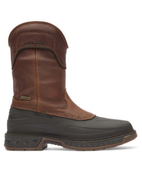 Мужские ботинки GEORGIA BOOT Carbo-Tec LTR Steel Toe Waterproof Pull On Boot, цвет: Коричневый