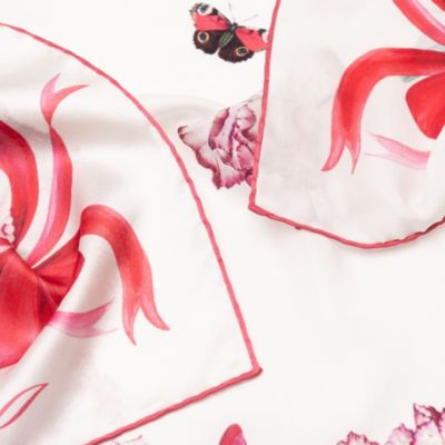Fior di Mamma - Hand Rolled Silk Foulard for Women