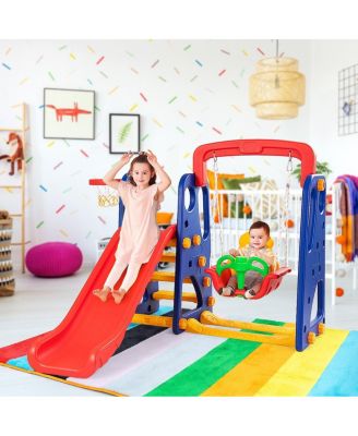 3-in-1 Junior Children Climber Slide Playset