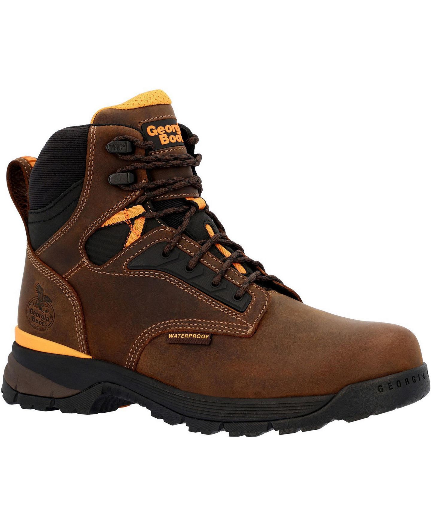 Мужские ботинки GEORGIA BOOT Tbd Waterproof Work Boot, цвет: Коричневый — фото 1
