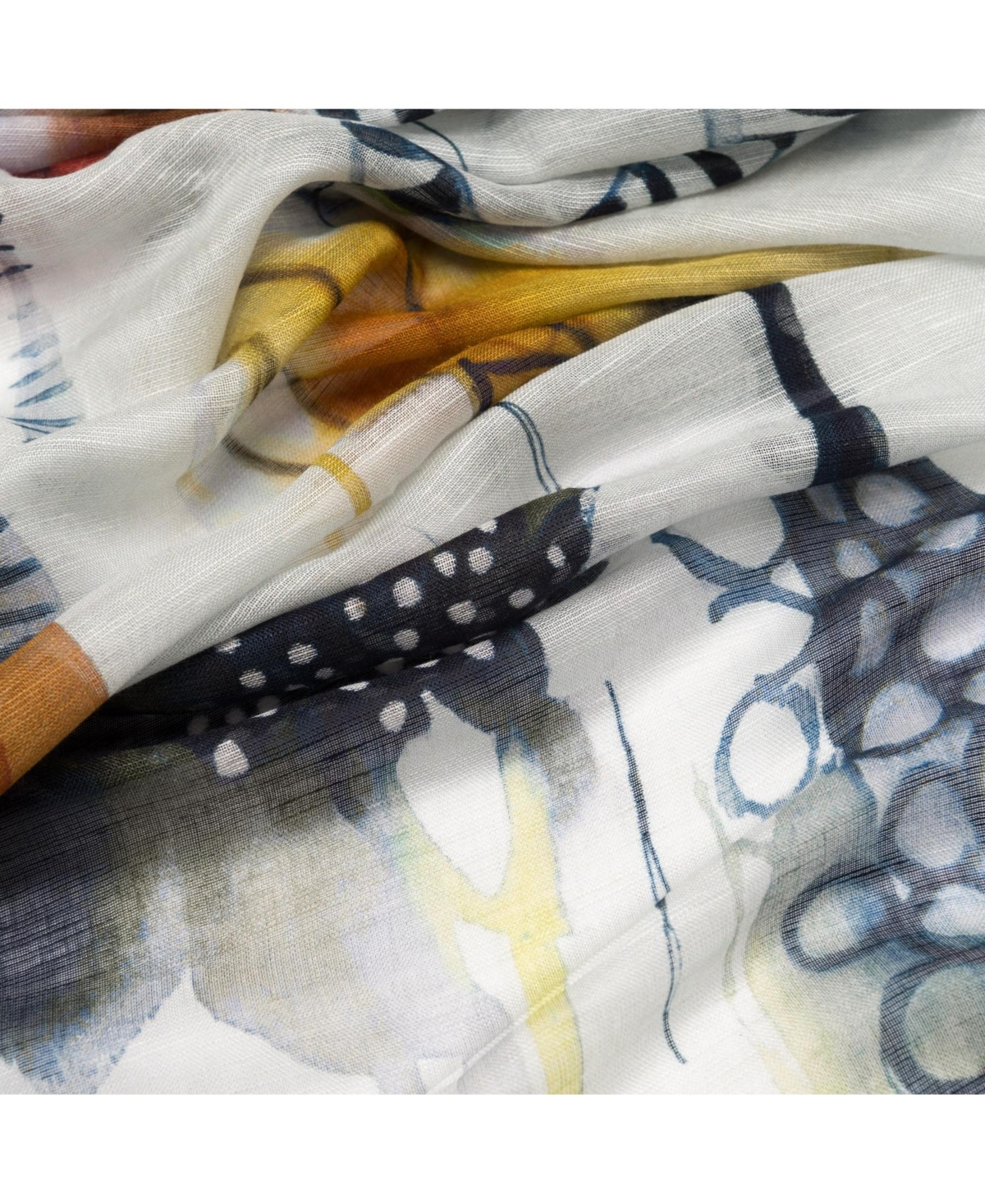 Lido - Modal Linen Scarf/Shawl for Women - Plum and petrol blue