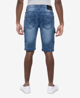 X RAY Men's 12" Denim Cargo Shorts