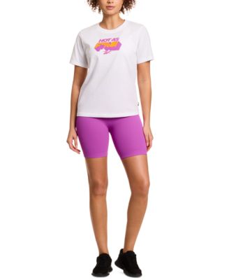 Women's Cotton Hot Logo Graphic Crewneck T-Shirt