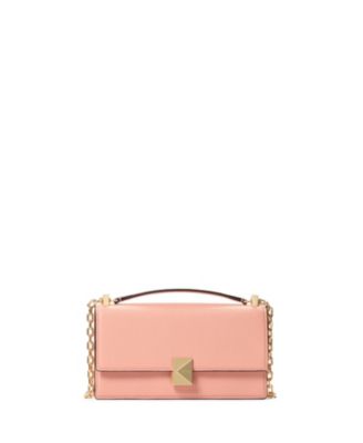 Deco Pebbled Mini Flap Chain Crossbody Bag