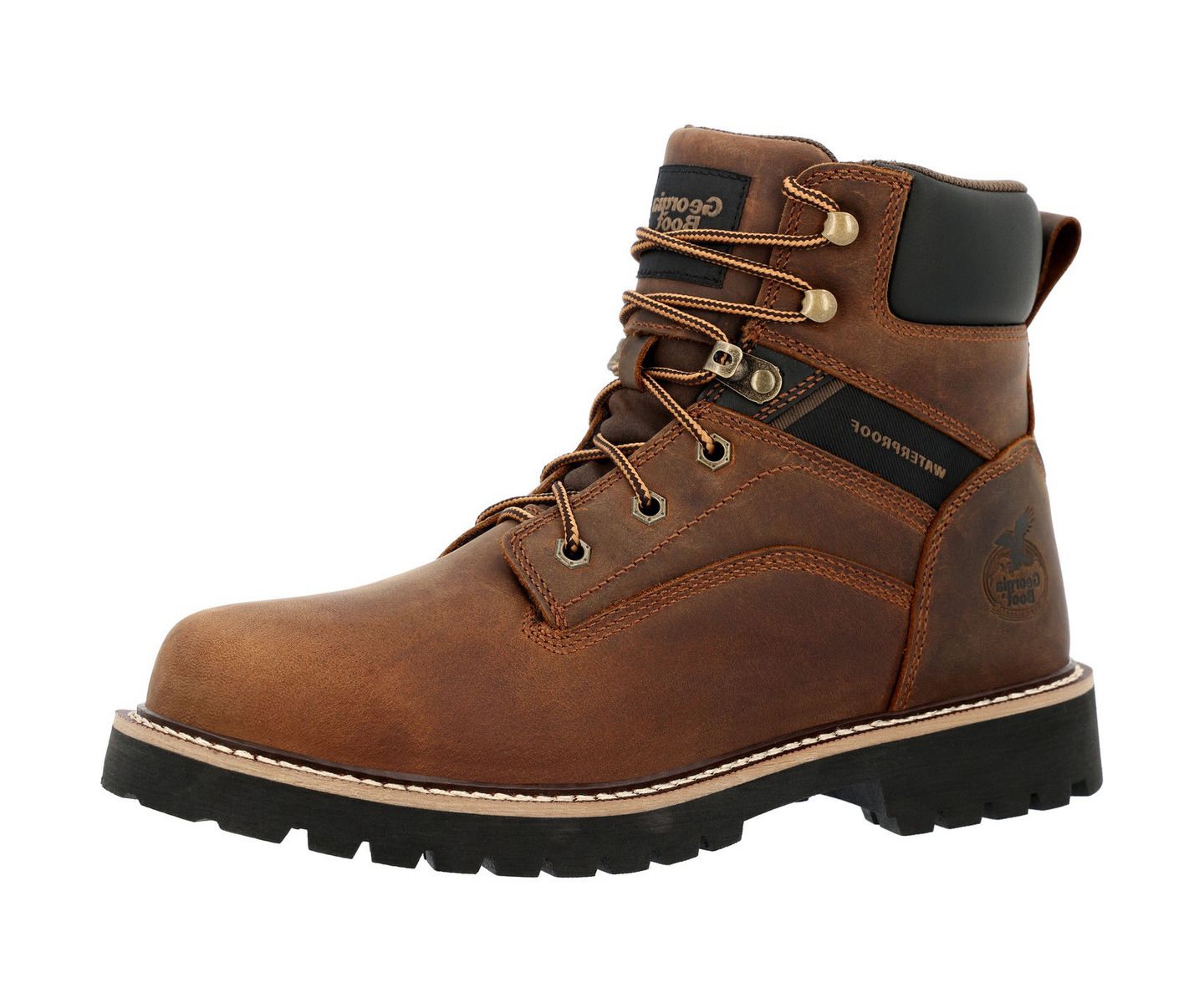 Мужские ботинки GEORGIA BOOT Core 37 Waterproof 6" Work Boot, цвет: Коричневый — фото 9